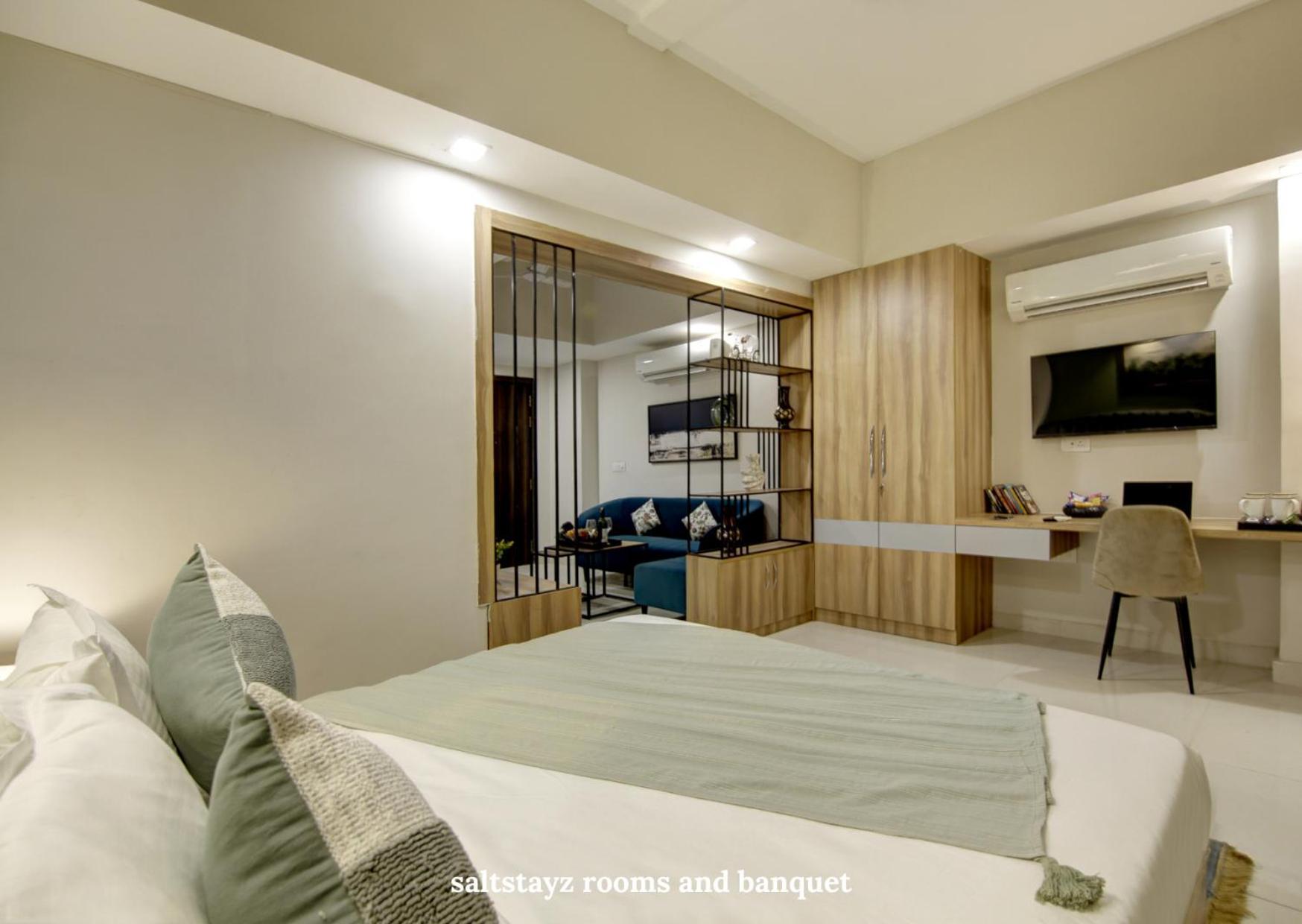 Saltstayz Premier Executive Serviced Apartment - Golf Course Extension Road Gurgaon Zewnętrze zdjęcie