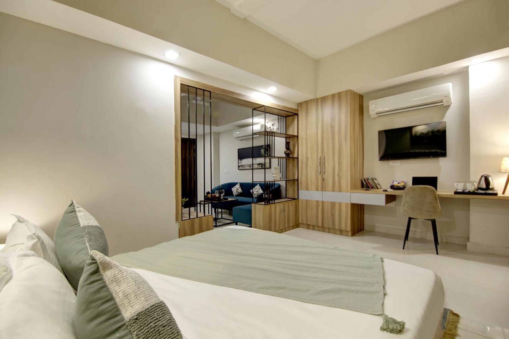 Saltstayz Premier Executive Serviced Apartment - Golf Course Extension Road Gurgaon Zewnętrze zdjęcie